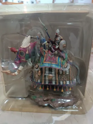 Estatua India Guerrero Elefante