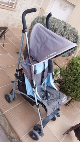 Carro Maclaren Quest Gris y Azul