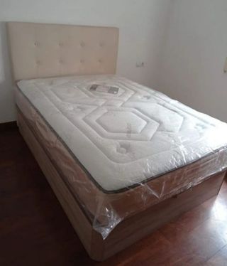 Canapé abatible con colchónes Viscoelastica