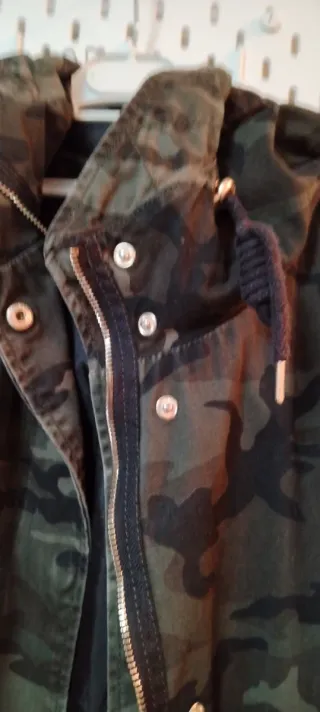 Chaqueta chica camuflaje