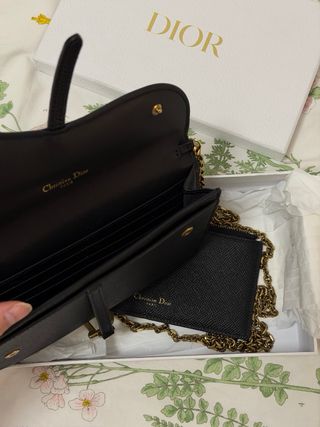 Bolso Saddle Negro Dior