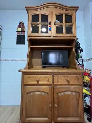 Alacena de pino roble