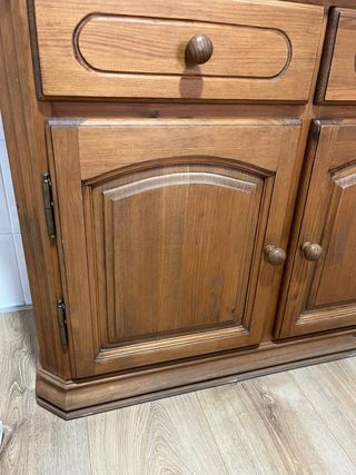 Alacena de pino roble