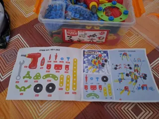 Juego Construcción Vatos STEM 10 Modelos+552piezas