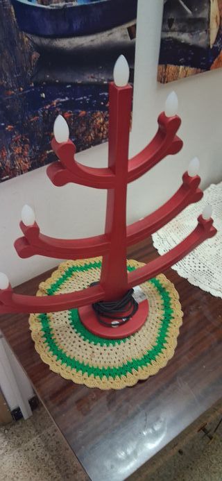 Lámpara de mesa diseño molecular