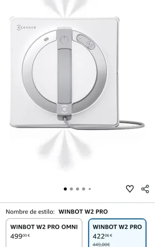 Ecovacs Winbot W2 Pro Limpiacristales automatico