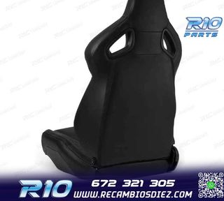 ASIENTO BAQUET UNIVERSAL CUERO NEGRO ESTILO SPORTSTER