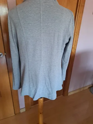 Jersey gris cremallera T M-L