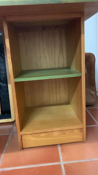 Mesa escritorio madera pino Soria maciza