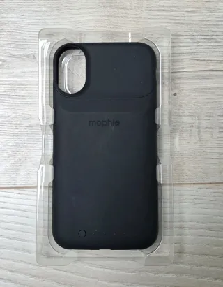 Custodia con batteria Mophie per iPhone XR. Accesso al Juice Pack.