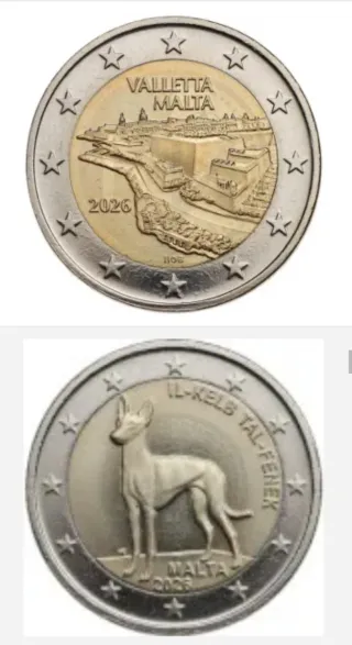 Monedas 2€ Malta 26 Conme (Pareja) Ya disponibles