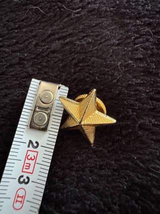 Spilla Stella Militare Dorata