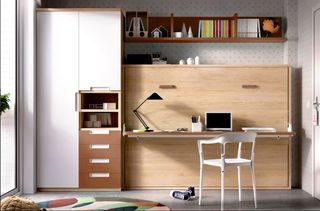 CAMA ABATIBLE MATRIMONIO CON ESCRITORIO RMB.