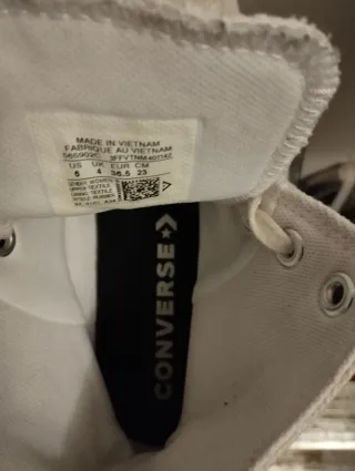 Converse Blancas Plataforma