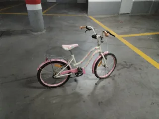 Bicicleta Hello Kitty Infantil Rosa