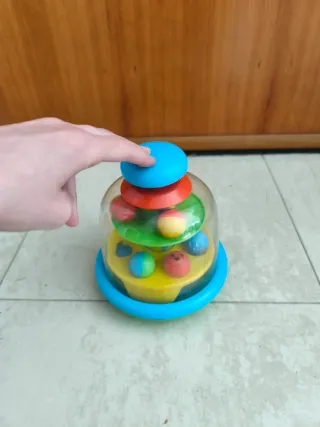 Juguete de pulsar con bolas para bebé