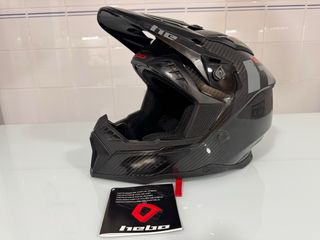 Casco HEBO Carbon, talla L, Enduro/Motocross