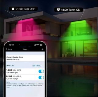 Faretto LED RGB CW Telecomando e App