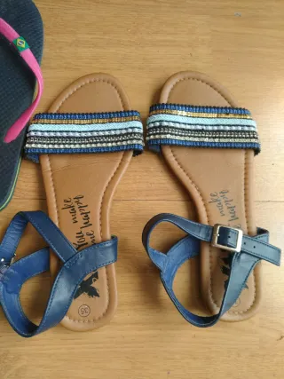 Lote "Calzado de Verano" n 35 hawaianas,etc