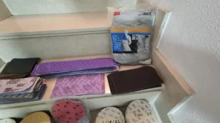 Lote Lijas 3M y Seicar 150mm Grano Variado,etc....