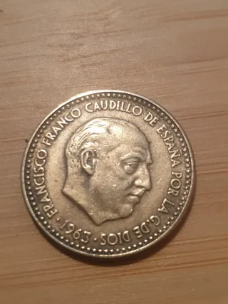 6 Monedas 1 Peseta 1963 Estrella 63