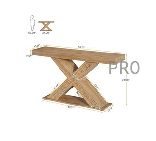 Mesa consola estrecha para entrada