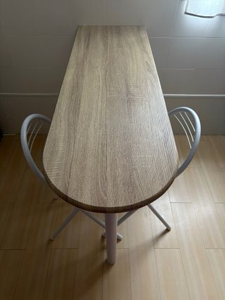 Mesa Bar Cocina con Taburetes