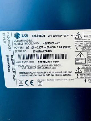 Televisor LG 42” Full HD (42LS5600-ZC)