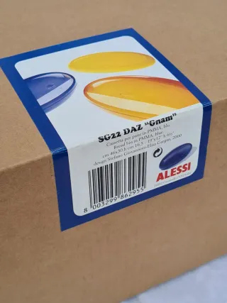 Cassetta porta pane Alessi SG22 DAZ Gnam