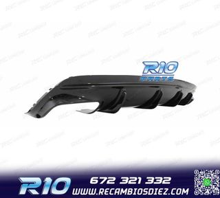 DIFUSOR MERCEDES CLA W117 13-18 LOOK AMG CLA45 NEGRO BRILLO