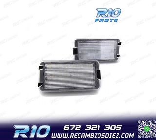 LUCES MATRÍCULA LED PARA SEAT IBIZA 6L 97-08