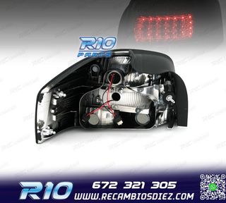 PILOTOS AUDI A3 8P 03-08 LED CRISTAL AHUMADO