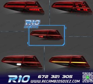 PILOTOS VOLKSWAGEN VW GOLF 7 7.5 12-20 LOOK 7.5 INTERMITENTE