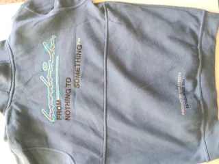 Sudadera Hoodrich Azul Niño Talla XL