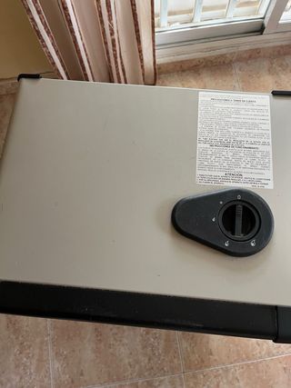 Estufa de gas Warmest negra