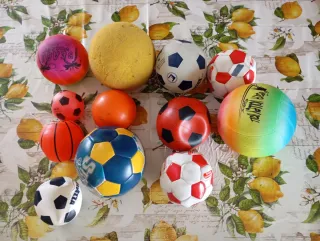 12 palloni misti, varie misure