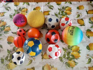 12 palloni misti, varie misure