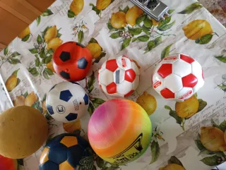 12 palloni misti, varie misure