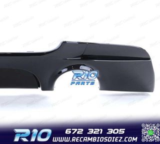 DIFUSOR BMW E92 E93 LOOK M PERFORMANCE NEGRO BRILLO O---O