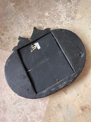 Espejo Gatos Madera Tallada