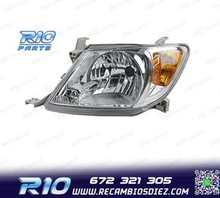 FARO IZQ TOYOTA HILUX VIGO PICK-UP 05-11 FONDO CROMO