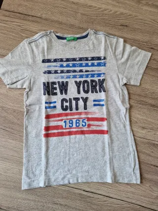 T-shirt Benetton 8 anni New York City