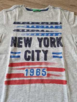 T-shirt Benetton 8 anni New York City