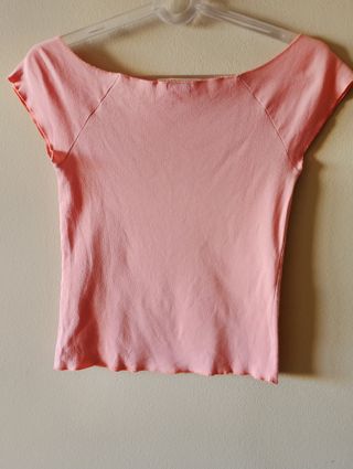 Blusa Benetton sin mangas escote cuadrado