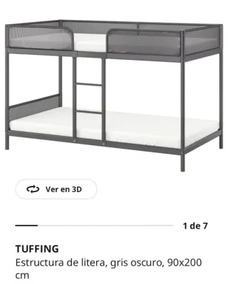 Litera IKEA gris