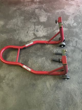 Caballete Delantero Moto Cruizer Rojo