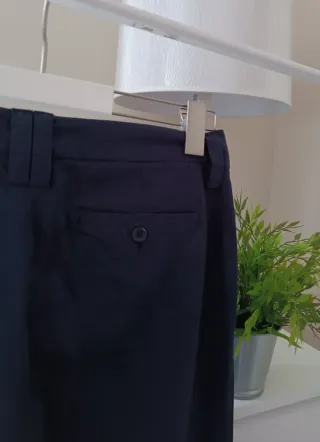 Pantalón Massimo Dutti Azul Marino