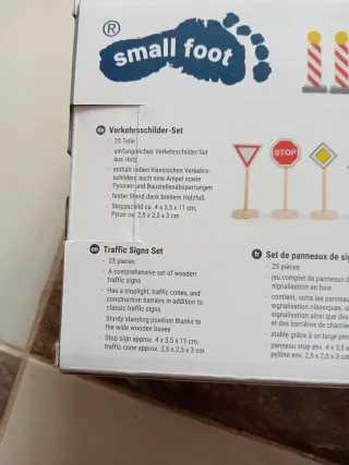 Set Señales Tráfico Madera Small Foot