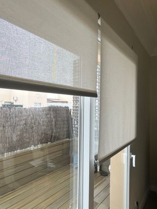 Estores Leroy Merlin blanco roto.20 eur cada uno