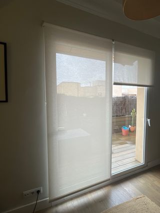 Estores Leroy Merlin blanco roto.20 eur cada uno